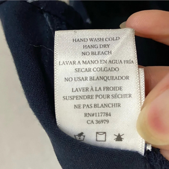 Rails Nordstrom Blue striped 100% rayon dress Sz S - Picture 6 of 10